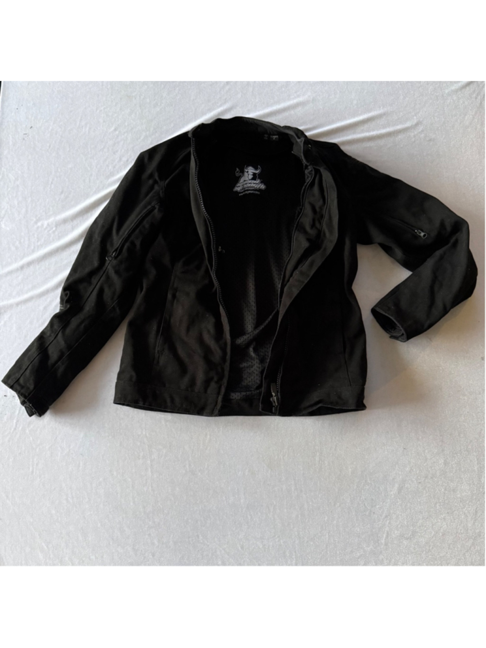 Speed and Strength Women's Black Motorcycle Jacket Size S Textile Riding Gear
